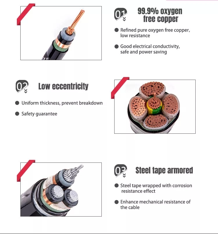 Hot Selling Copper Core Oman Power Cables