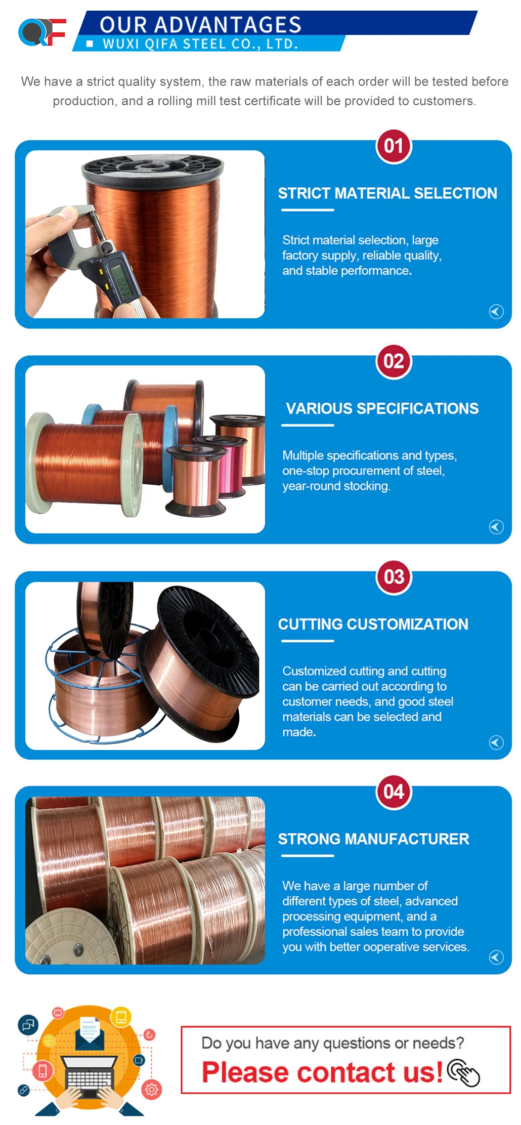 Copper Wire Factory Price 29 Swg CCA Enamelled Copper Wire Winding Pure