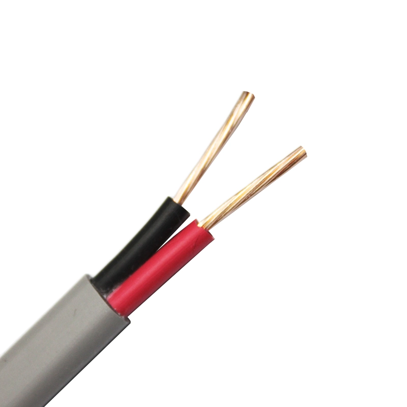 Copper CCS CCA 2core 3core 1mm 1.5mm Grey Flat Electric Cable