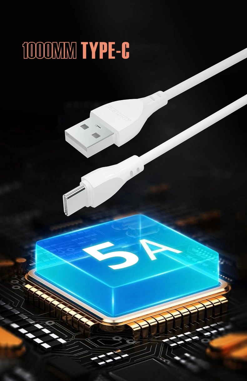 3FT/1m 5A Type-C USB Data Cable USB Fast Quick Charging Long Data Sync Cord Electric Wire Mobile Phone Accessories