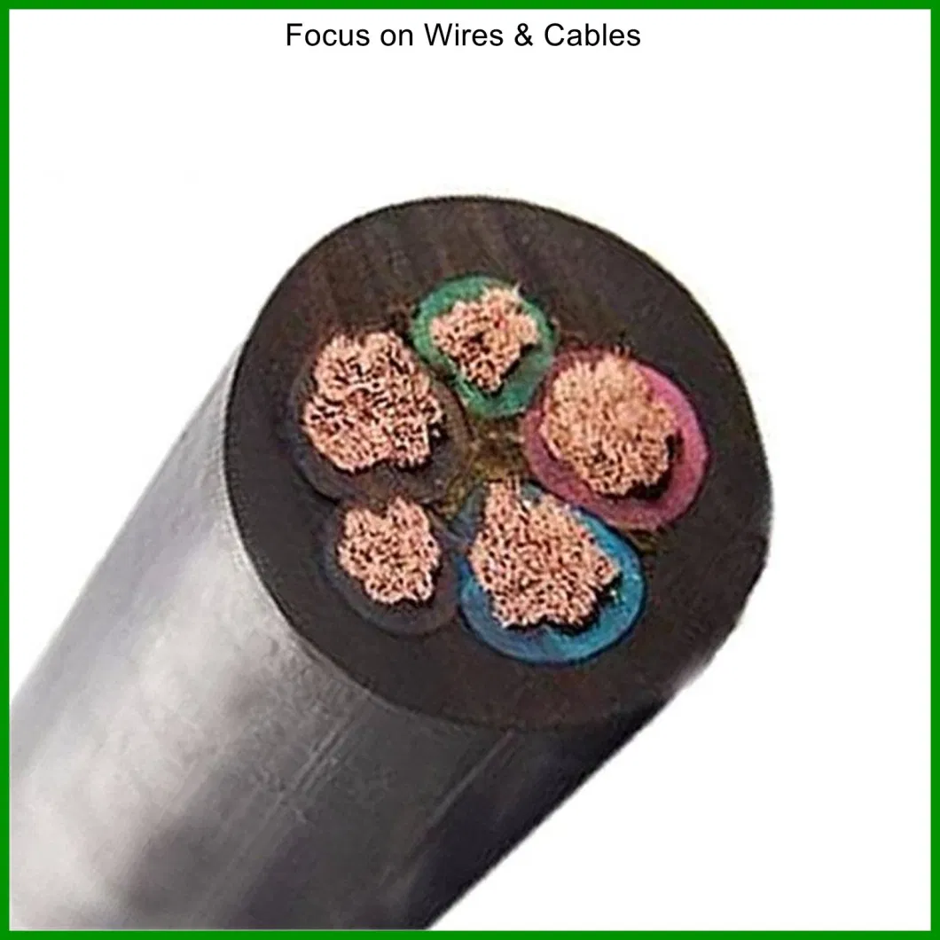 Oil Resistant Anticorrosion Rubber Cable for Welding, Submersible Pumps, Coal Mines, Mining