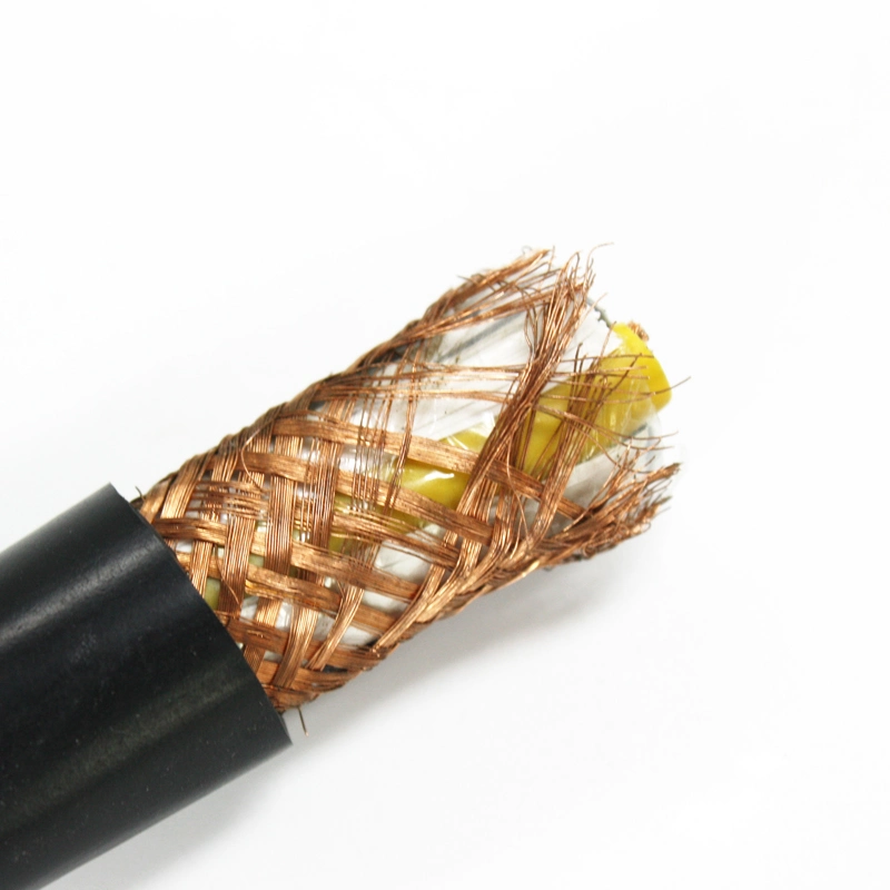 250V Class 5 Fine Stranded Bare Copper Conductor PVC Sheath Tinned Copper Wire Braid Screen Liycy Cable