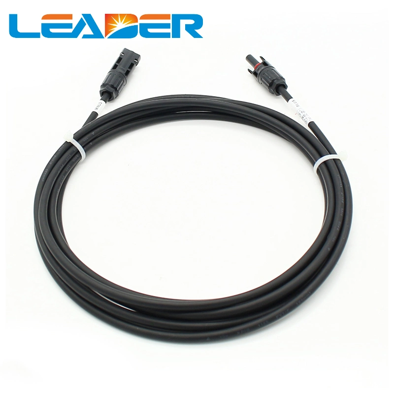 Solar Connector with 1-10 Meters 4mm2/6mm2 (12/10AWG) PV Extension Cable for Solar Panel