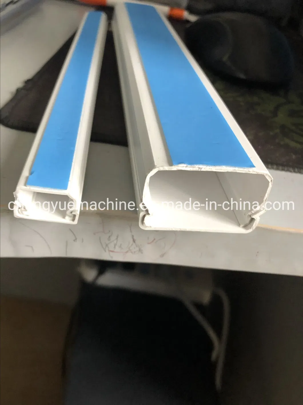 Plastic Double out Machine PVC Electrical Wire Cable Trunking Profile Extrusion Production Line