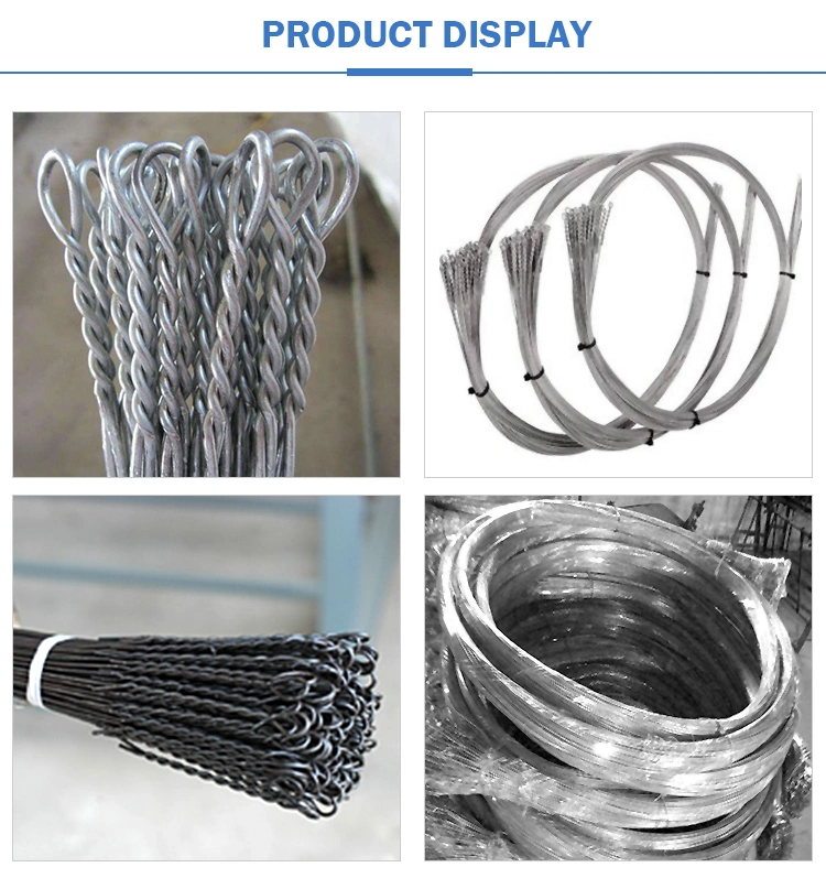 China Low Flexible Metal Loop Binding Galvanized Wire