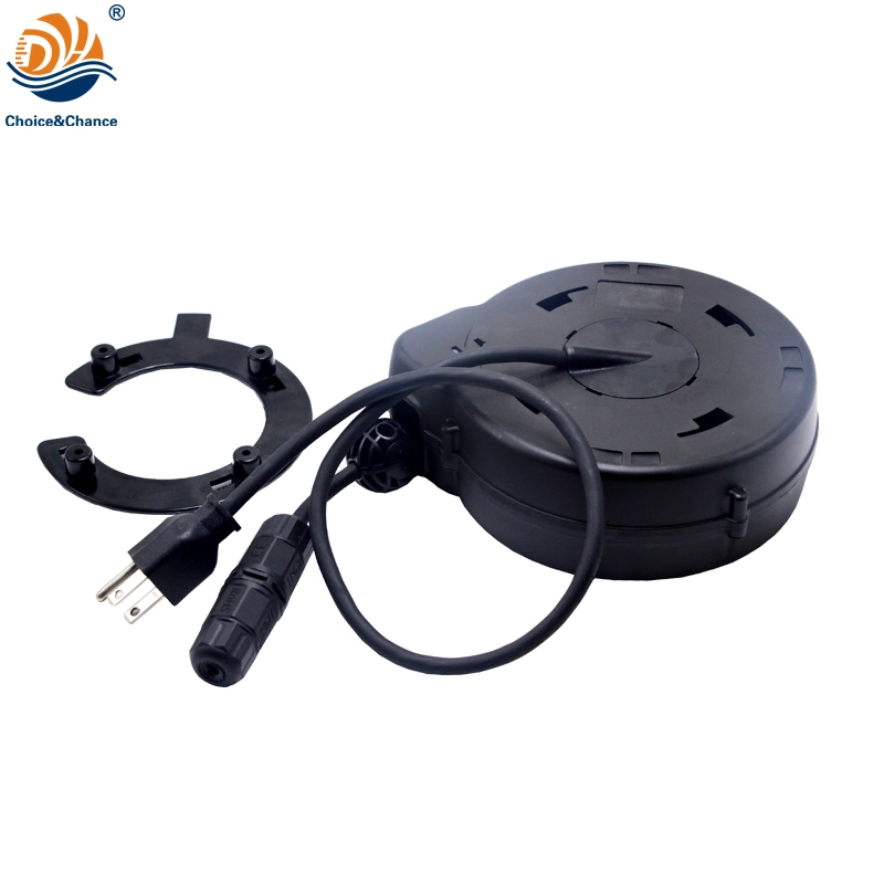 Home Application Power Supply Tangle Free Cord Retractor Retractable Cable Reel