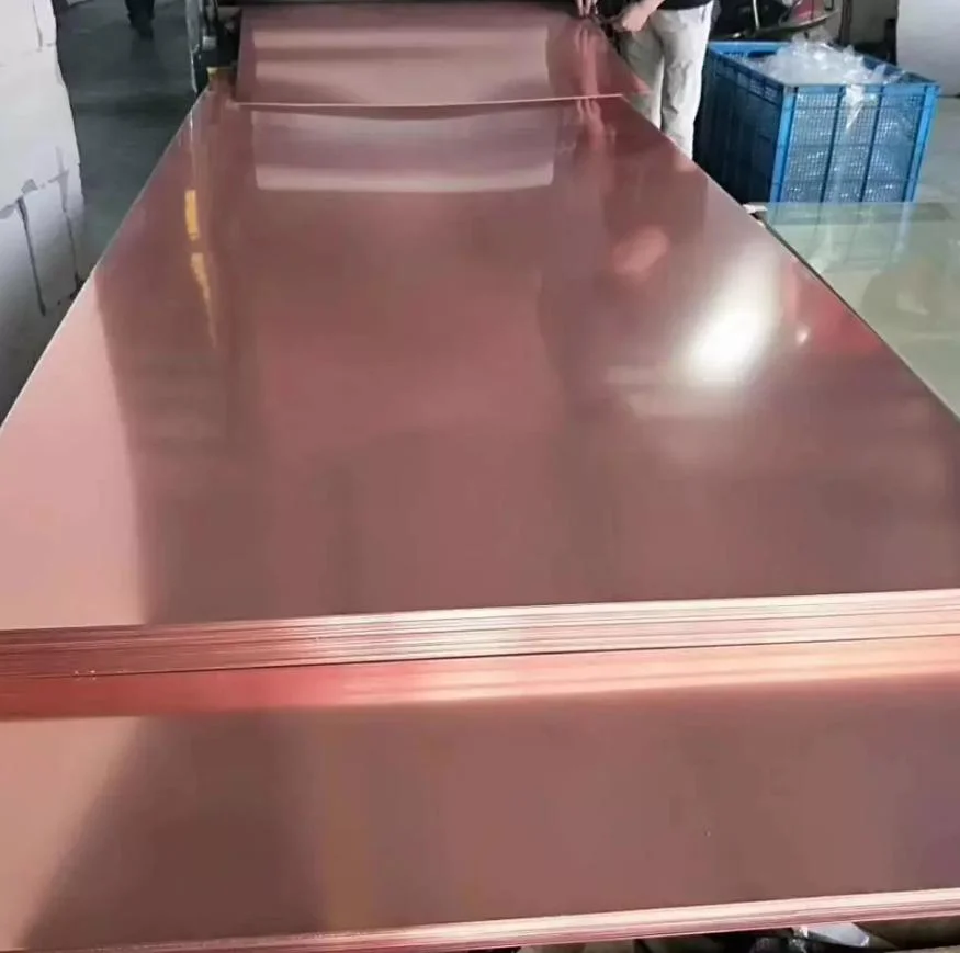 4X8 Copper Sheet Price Per Kg 0.5mm 2mm 1mm 5mm Thick 99% Pure Copper Plate C10100 C10200 C10300 Copper Sheets 10mm