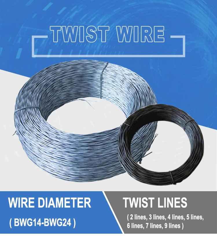 Cheap Price Wholesale Building Material Iron Wire Rod Twisted Soft Annealed Black Iron Galvanized Binding Wire