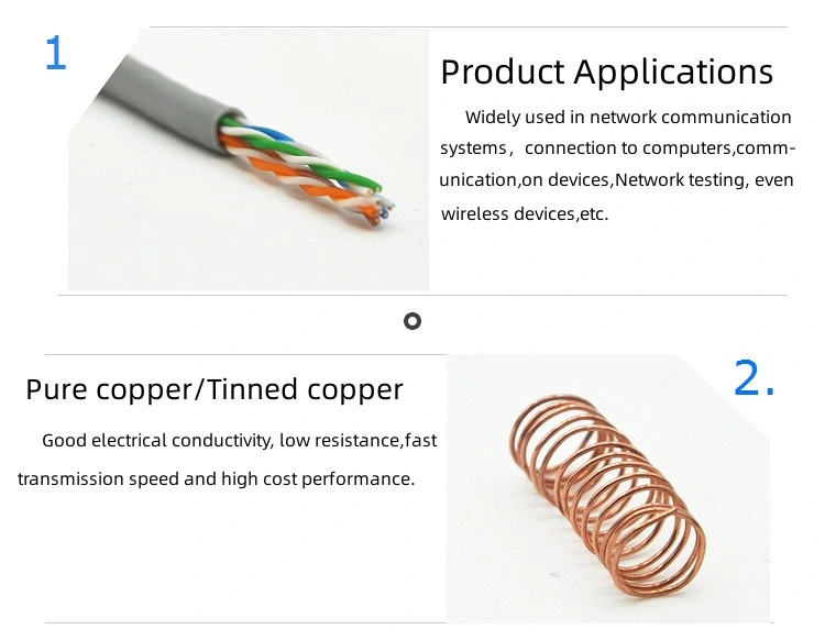 Pure Copper Conductor Multi Color Insulation Twisted Pair Electric Flexible Flat Wire