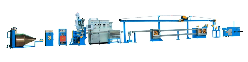 80+45 Power Cable Extrusion Production Line Electrical Wire Extruder Power Wire Cable Insulation &amp; Jacketing XLPE PVC