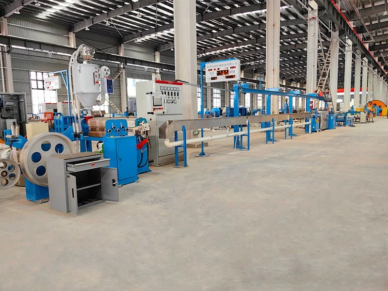80+45 Power Cable Extrusion Production Line Electrical Wire Extruder Power Wire Cable Insulation &amp; Jacketing XLPE PVC