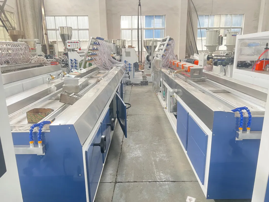 Qiangsheng Plastic Electrical Cable Tray Wiring Duct Channel Wire Casing Profiles Extruder Production Line PVC Trunking Extrusion Making Machine