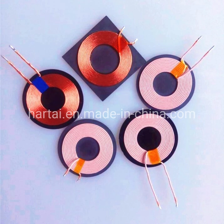 Copper Litz Wire Induction Wireless Charging Coil with Flexible Ferrite