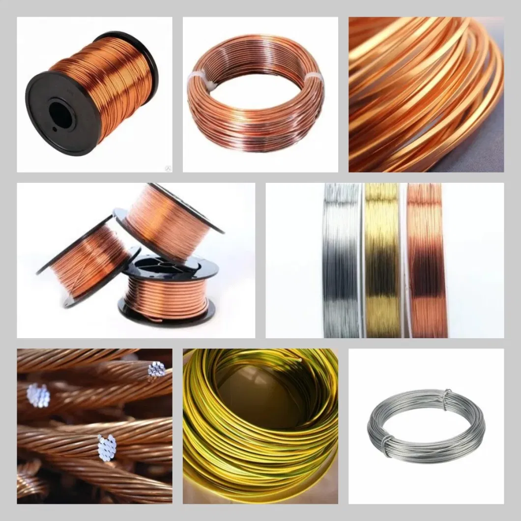Thermal Resistance 0.5mm 0.8mm Thin Welding Bare Copper Wire for Electrical