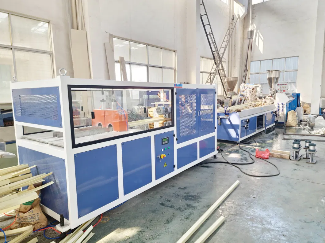 Factory PVC Profile Extrusion Machine/UPVC Electrical Wire Cable Trunking Manufacturing Process PVC Cable Trunking Extruder Production Line