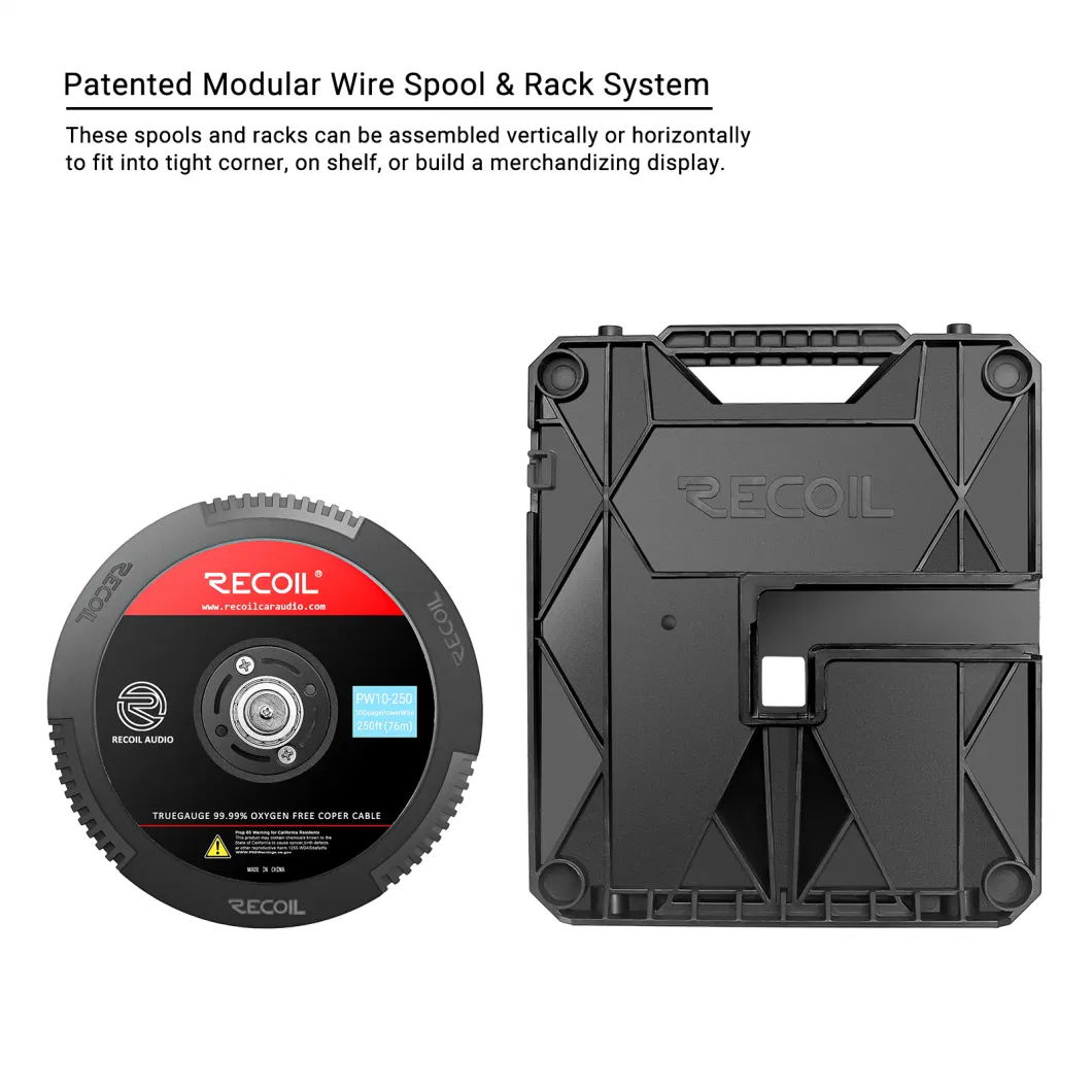 Edge Pw10-250 Premium True Spec 10 Gauge Power Wire, 99.9% Oxygen-Free Pure Copper, Flexible Soft Touch Red PVC Jacket (250 Feet/Spool)