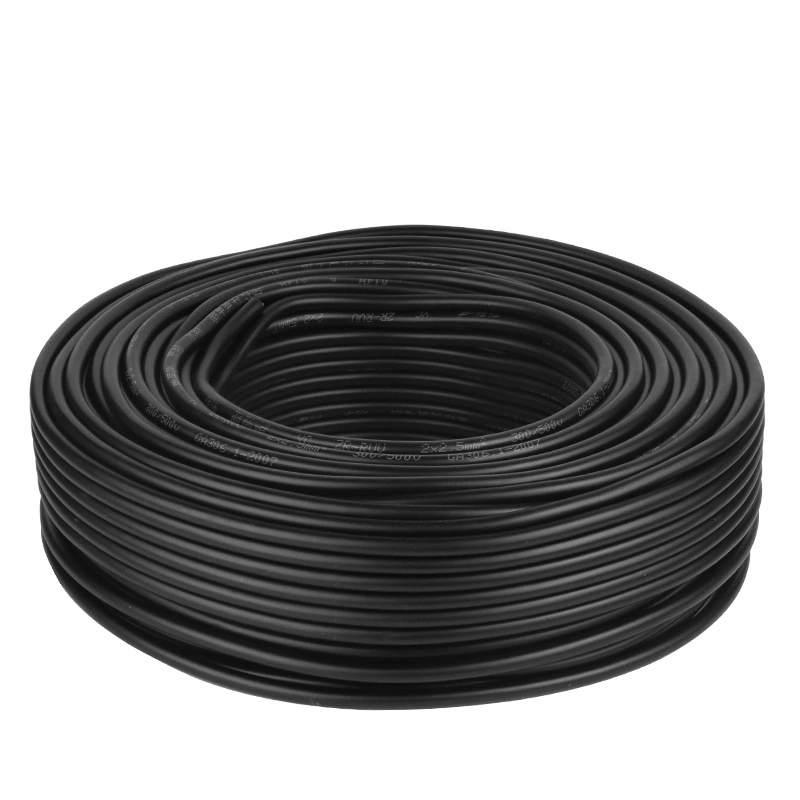 Copper Core PVC Insulation and Sheath Flat Flexible Wire Cable Cord Rvv H05VV-F 2*0.75mm, 2*1.5mm2, 2*1mm, 2*2.5mm, 2*4mm; 2*6mm Electric Wire