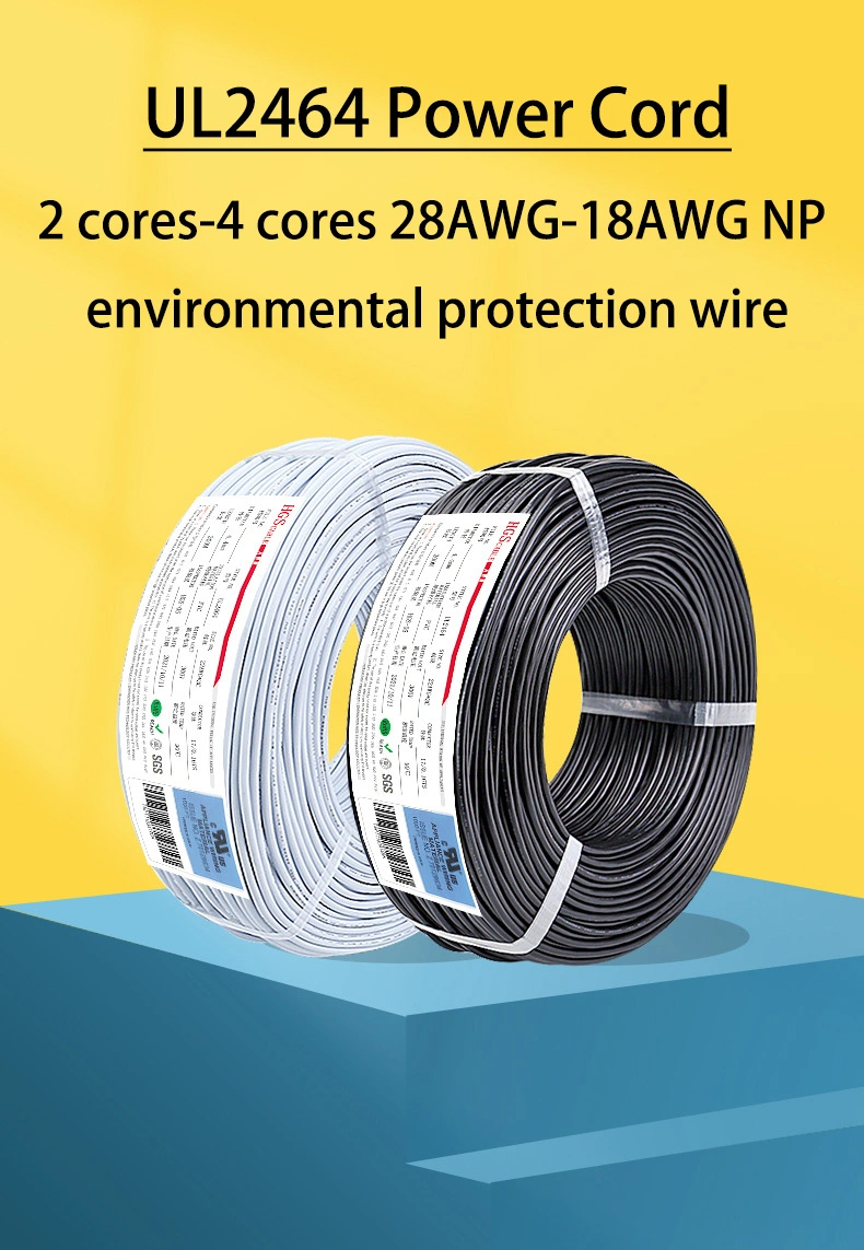 UL2464 28AWG Flexible Bare Copper Wire Multi Strand Electrical Multi-Core Wire Cable