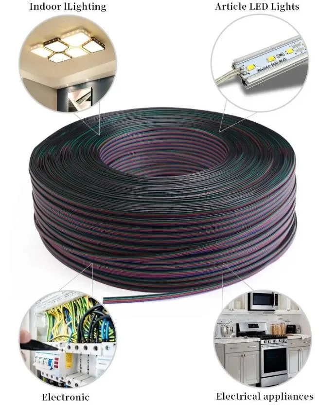 Electrical Wires LED Strip Light Cable Connector for Ws2812b RGB
