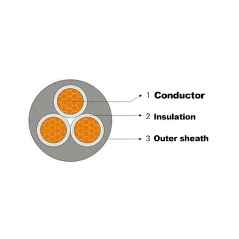 Electrical Wire Cu Conductor XLPE/PVC Insulated Cables Rubber Sheath Flexible Power Electric Cable