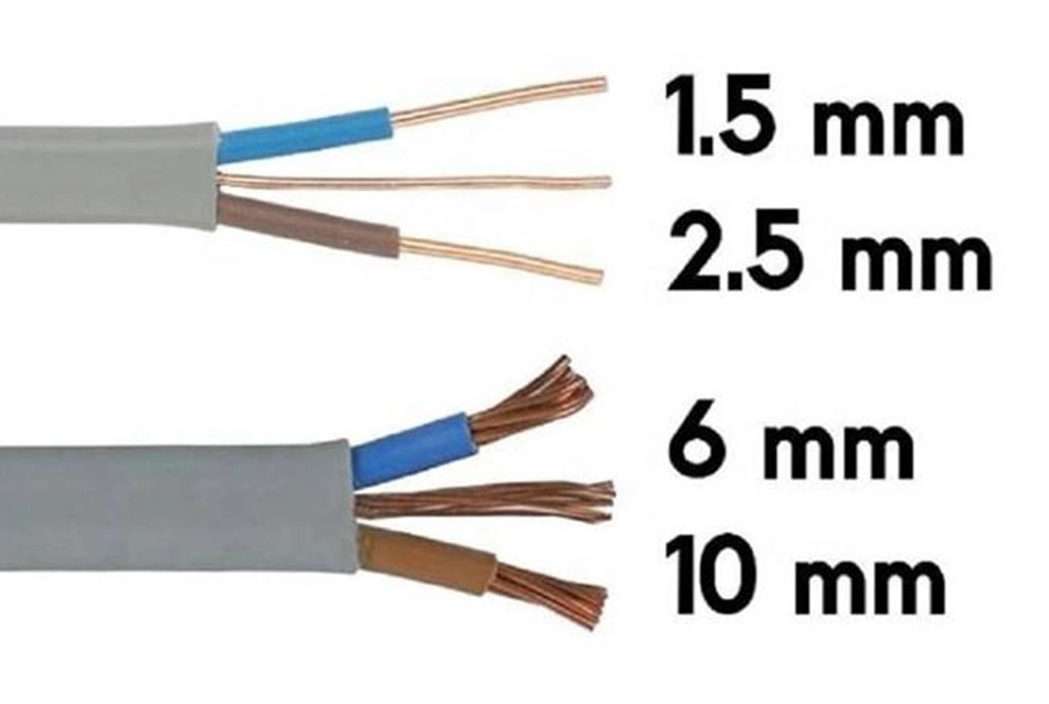 Twin with Earth TPS Electric Flat Cable Hot Wire 1.5mm PVC Copper Insulated