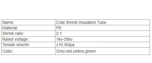 1kv Cold Shrink Low Voltage Terminal, Intermediate Cable Accessories