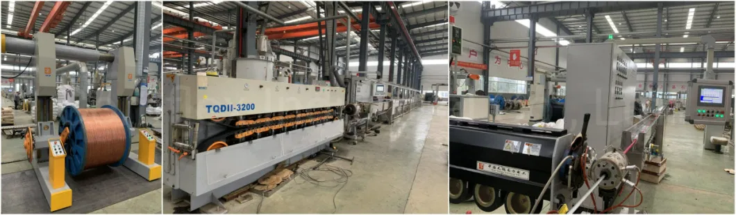 Copper Wire Extrusion Production Line PVC Insulated Cable System PVC Electric Wire Making Machine Coating Plant