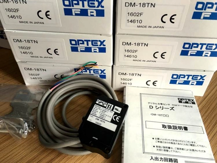 New-Original Optex Dm-18tn (E) RGB Color Sensor NPN 2-Meter Cable-Type Good-Price