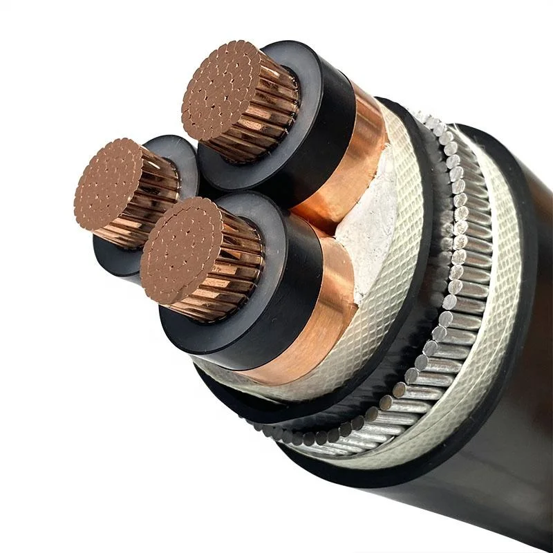 Origin Manufacturers Crosslinking 35mm 35kv PVC PUR XLPE Insulated Medium Voltage Overhead Power Cable Copper Electric Wire