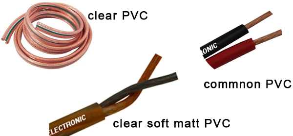 China manufacture TCCA/CCA100m/Roll Bare Copper Transparent Red and Black Speaker Cable Copper Wire