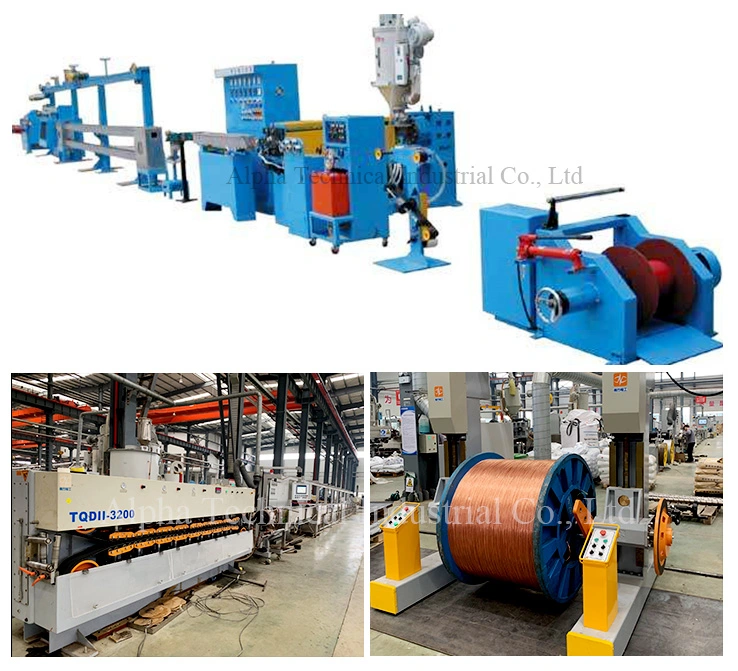 Electrical Wire and Cable Making Equipment Cable Extruding Production Line