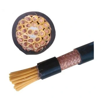 250V Class 5 Fine Stranded Bare Copper Conductor PVC Sheath Tinned Copper Wire Braid Screen Liycy Cable