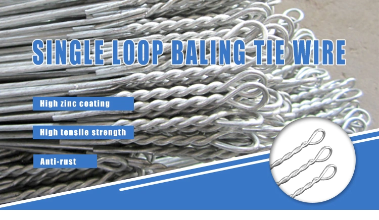 China Low Flexible Metal Loop Binding Galvanized Wire