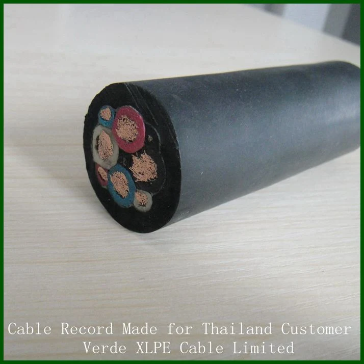 3core 5core 95mm2 Tinned Copper Conductor Rubber Insulated Welding Cable