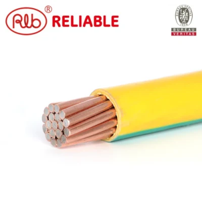 Cable de tierra aislado de PVC de acero recubierto de cobre de 16 a 300mm2 de núcleo único