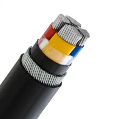 Yjlv 4core 6,0 mm2 0,6/1kV aluminio/XLPE aislado / cable de alimentación blindado de SWA/PVC
