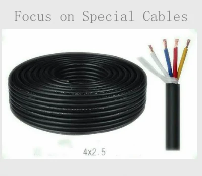 Núcleo de 2,5 mm 2Core 4 Cable de altavoz Cable de cobre flexible