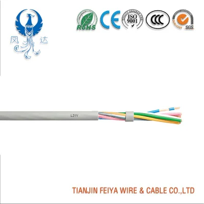 Multi-núcleo revestido de PVC no apantallados Cables flexibles cables de la cadena de arrastre del cable de control robótica
