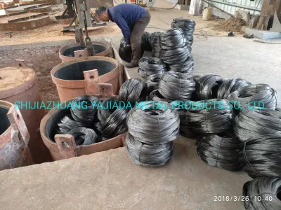 Suave negro de 1,5 mm de alambre recocido para mercado de Etiopía