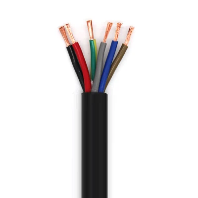 2/3/4/5/6/7/8/9/10 Core Gancho flexible de PVC de UL2854 Cable de cobre puro Ronda Flex Cable Eléctrico cable conductor múltiple