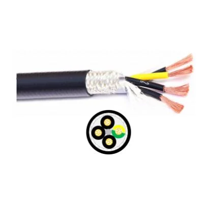 Cable de control industrial cable de cadena de alimentación cable trenzado multicore apantallado Cable de Control flexible funda PVC Tcwb cable de cable de cobre