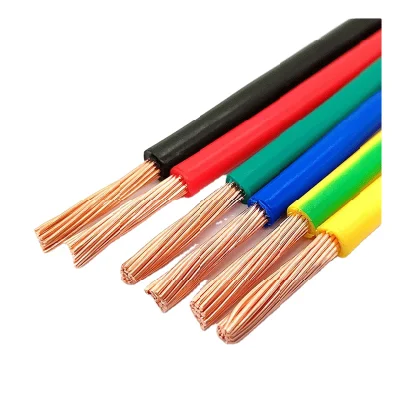 Cable de alambre de cobre eléctrico aislado de XLPE/PVC directo de fábrica con certificados ISO CCC (1.5mm 2.5mm 4.0mm 6.0mm 10mm 16mm 20mm 35mm)