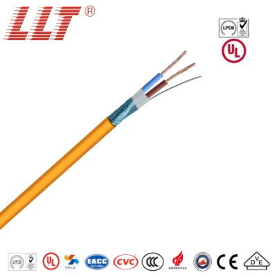 Cable de 3 núcleos roja 1mm 1,5 mm de cable flexible de 2,5 mm de cable eléctrico Cable nominal de la alarma a prueba de fuego