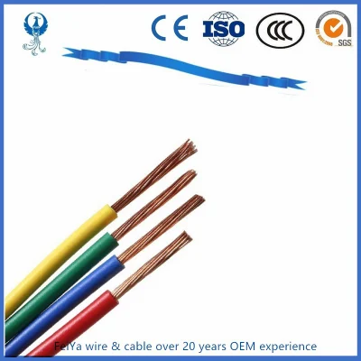 1mm 1,5 mm 2,5 mm 4mm 6mm 10mm 300/500V cobre Multi-core Cables Cables Eléctricos de Cable Eléctrico con precio competitivo