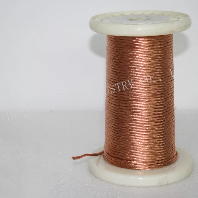 Cable de alta frecuencia alambre de cobre esmaltado trenzado para transformador
