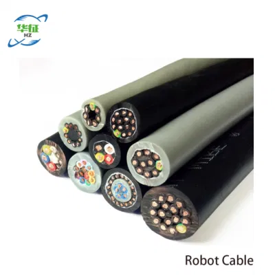 Fácil rodar la cadena de arrastre de la industria Flexible Cable transportador del robot