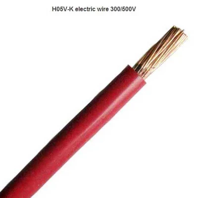Al hilo de cobre del cable eléctrico de BV BVR RV de 4mm 2,5 mm 6 mm cuadrados Cable