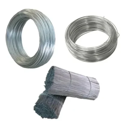 Alambre de acero galvanizado por inmersión en caliente, con recubrimiento de zinc, con AISI 1008 1006, de 0.3mm a 2mm, 4mm, 6.5mm, ASTM 6, 8, 9, 10, 12, 14, 18, 20 calibre, en alambre de púas y cable eléctrico para perchas.