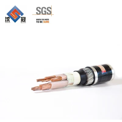Shenguan Funda de PVC aislados de alambre de cobre desnudo de la chaqueta de los cables eléctricos de cobre XLPE Cable de alimentación Cable eléctrico todos los cables de aleación de aluminio