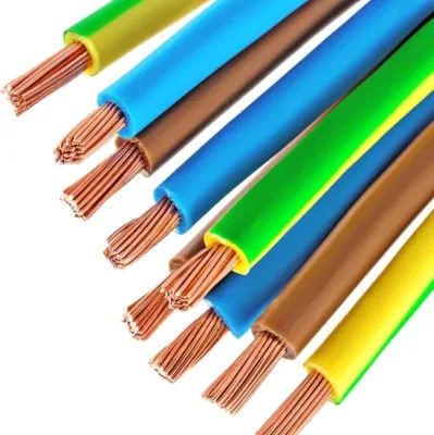 1,5mm 2,5mm 4mm 6mm 10mm Casa de PVC de cobre de núcleo único Cableado eléctrico cable y cable Precio